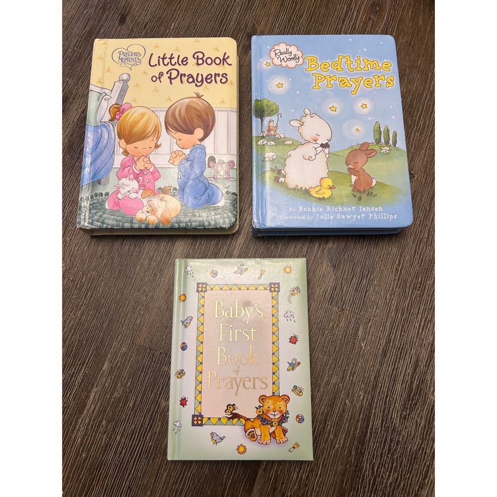 Precious Moments Little Book of Prayers and Two Other Childrens Prayer Books Lot